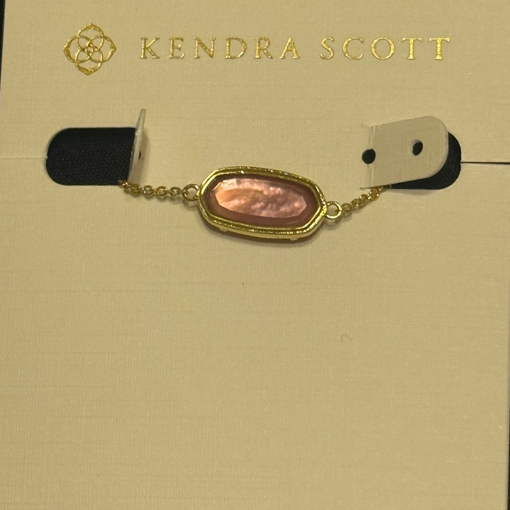 Kendra Scott Gold and Pink Bracelet